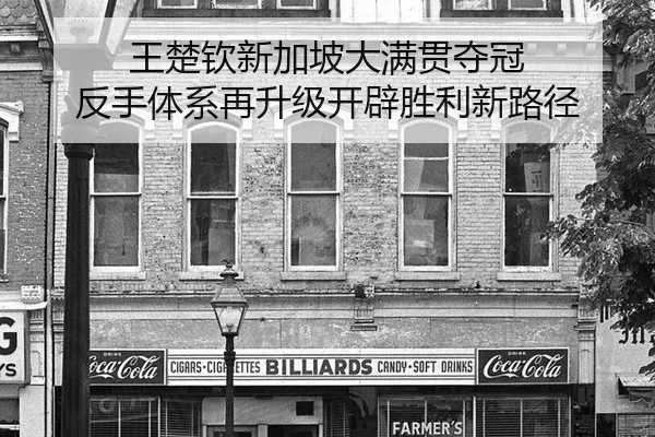王楚钦新加坡大满贯夺冠 反手体系再升级开辟胜利新路径